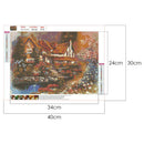 5D DIY Diamond Painting House Full Drill Picture Embroidery Mosaic (1435) A