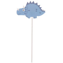 9pcs Birthday Cake Topper Cupcake Cartoon Cloud Dinosaur Cake Decorating Kids