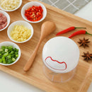 Kitchen Manual Vegetable Chopper Hand Pull Ginger Garlic Slicer Pepper Cutter