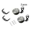 1X 9 LED Round Driving Daytime Running Light Car DRL Fog Lamp Head Lig QOL