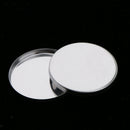 50 Pack Empty Round Metal Tin Palette Pans Cosmetic Eyeshadow Blush Lipstick