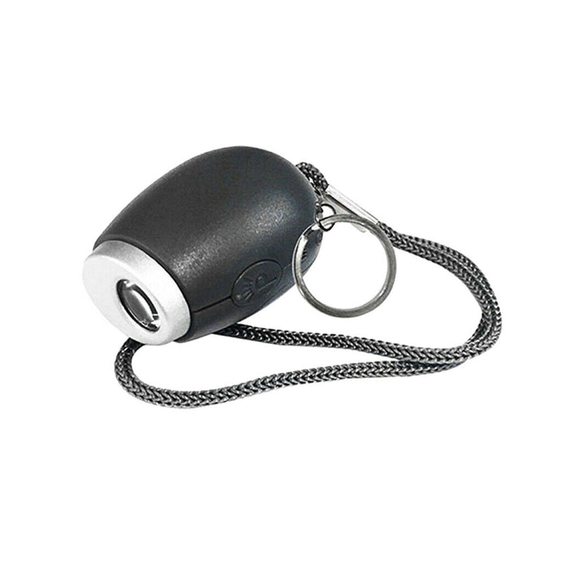 4x Portable Mini Digital Projection Clock Red Light Keychain Blue & Gray