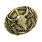 Retro Rodeo Western Cowboy Belt Buckle Engraved Bull Head Jeans Belt Decor