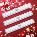 Motion Sensor Lights, 10-LED DIY Stick on Anywhere Battery Operated Portabl