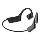 Bone Conduction Headphone with Mic 145mah for Cycling Driving Gym Black