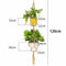 Beige Double Macrame Plant Hanger 2 Tiers Hanging Planter Pot Holder 120cm