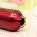 Aluminum Portable Outdoor Sports Water Bottle Kettle with Lid (Red 600ml)
