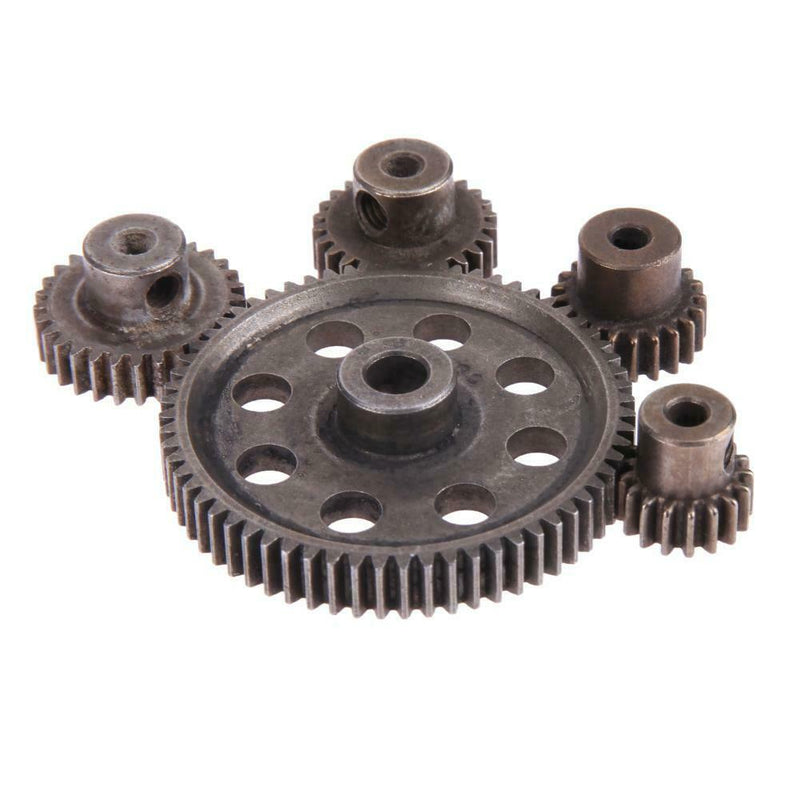 5pcs/Set Differential Main Metal Spur Motor Gear RC Toys Part for HSP Truck SN9F