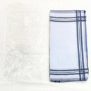 12x Pure Cotton Handkerchiefs Men Women Soft Hanky Bridal Hankies Formal