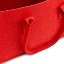 Felt Purse, Felt Storage Bag Large Capacity Casual Shopping Bag - Red L5X2