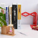 Creative Adjustable Bookends Black Metal Office Non-slip Magazine File Book H1R9