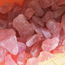 Natural Pink Rose Quartz Crystal Stone Rock Mineral Specimen Healing Collectible