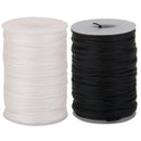 2pcs 76Yds Leather Sewing Flat Waxed Thread Cord 1.2mm DIY Hand Stitching