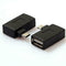 Micro 90 Degree OTG Adapter USB 2.0 Host Left/Right Angle For Phone/Tablet