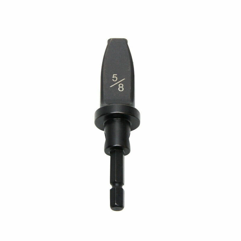 5Pcs Swaging Tool Drill Bit Set Copper Pipe Tube Expander Hex Shank 1/4 -7/8"