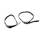 2 Road/Mountain Bike Pedal Replacement Cycle Toe Straps Black Nylon Securit H2X7