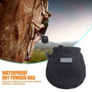 Climbing Chalk Bag Non-slip Adjustable Magnesium Powder Storage Pouch Black