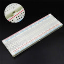 MB-102 Solderless Breadboard Protoboard 830 Tie Points 2 Buses Test Circuit 3C