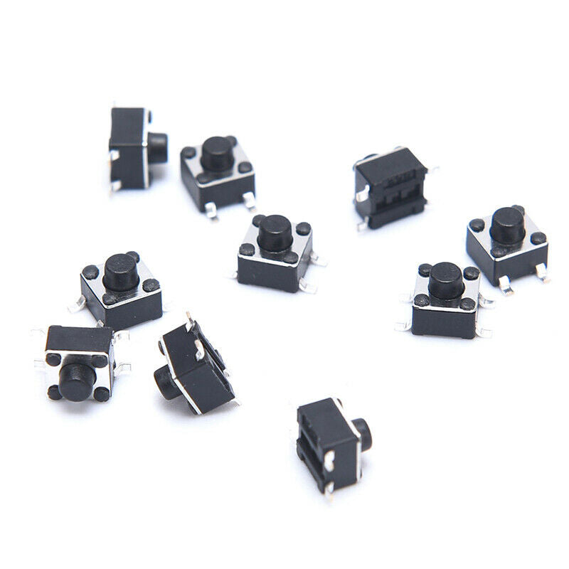 4.5*4.5*4.3mm10pc patch vertical  button switchRemote Keys Button MicroswitSEAU