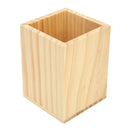 Creative Wooden Pen Holder Candlestick Tabletop Ornaments Offices Organizer