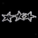 10pcs STAR Rhinestone Buckles Invitation Ribbon Sliders Wedding Crafts Decor
