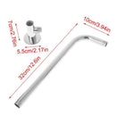 Copper stainless steel shower accessories base mounted shower fixed rod elbow