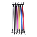 2Pcs Tone Aluminum Car Front Bumper Lip Splitter Tie Rod 20CM 7.9inch Red