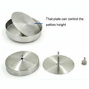 Stainless Steel Hamburger Patties Mold Maker Hand Operated Burger Press Kit
