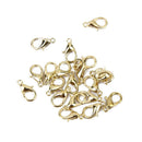 Jewellery Making Starter Kit Findings Spacer Steel Wire Elastic Cord Golden