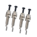 4x High Quality Car Truck Door Trunk Alarm Light Hood Jamb Pin Switch Sliver