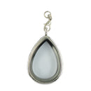 2pcs Living Memory Glass Locket Jewellery
