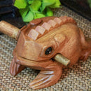 Wood Frog Rasp Percussion Musical Instrument Tone Block T6Z4 Stick R2H6 Sup R4P8