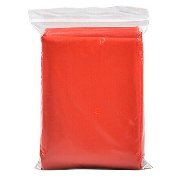 Outdoor Raincoat Disposable Dual Color Thermal First Aid Survival Raincoat A#S