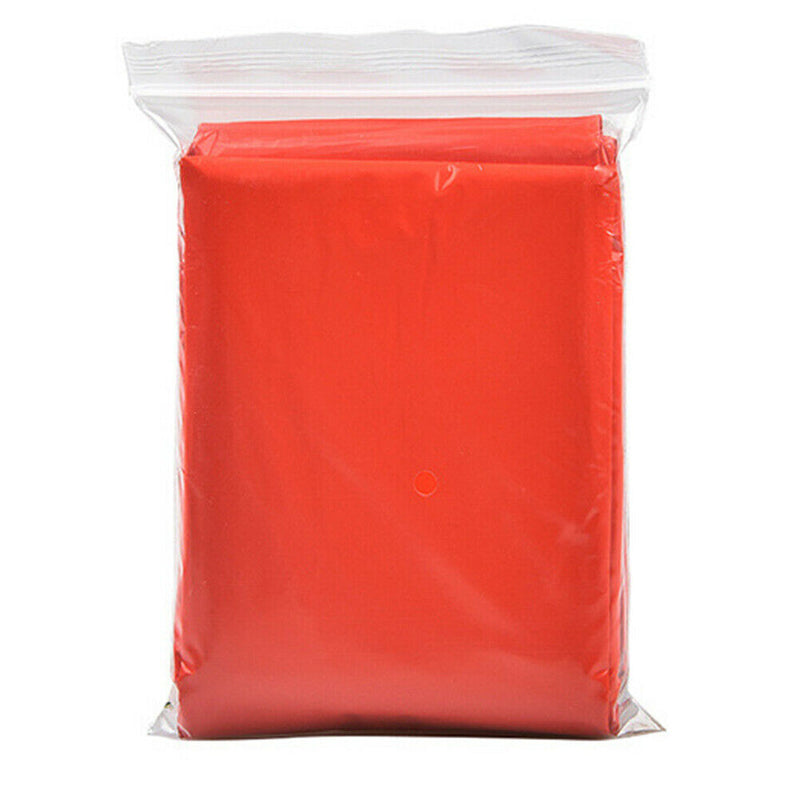 Outdoor Raincoat Disposable Dual Color Thermal First Aid Survival Raincoat A