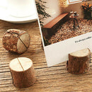 10pcs/lot Wood Pile Photo Natural Tree Stump Shape Clip Stand Party DecoratiFT