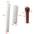 6 String Acoustic Guitar Durable With Saddle Portable Bone Nut Set Improve Tone
