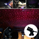 Car USB LED Atmosphere Ceiling Star Light Sky Red Galaxy Sound B9D0 Remote A0A6