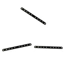 3Pcs 12'' Exhaust Muffler Motorcycle Universal Hanger Mounting Bracket Black