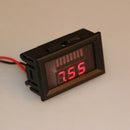 DC 6-100V LED Digital Display Voltmeter Volt Panel Tester For DC 12V Vehicle Car