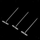 100Pcs T Needle Pins Wig T-pins for Holding Wigs Sewing Hair Extensions 35mm