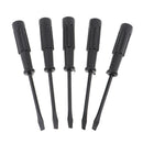 5pcs Small Screwdriver Set, Straight Overlock Machine Flat Head Screwdriver