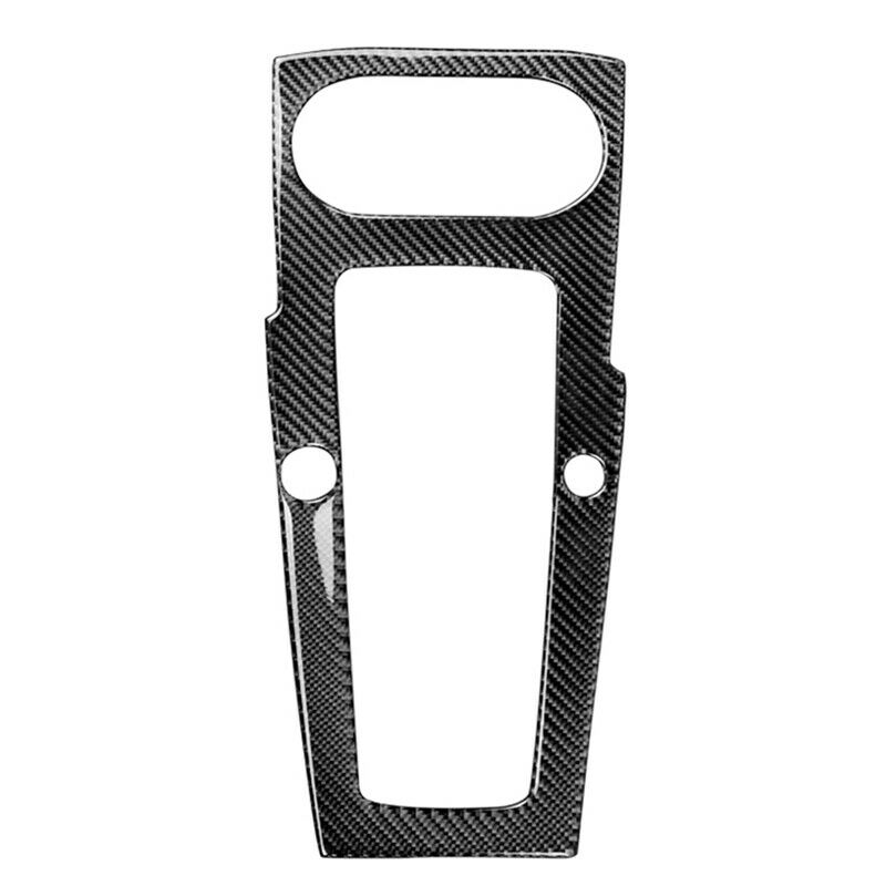 Car Interior Accessories Carbon Fiber Control Gear Shift Panel Decorative C D1R6
