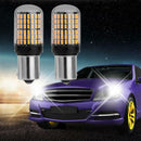 1 Pair DC 12V 10W 1156 SMD3014 144 LED Canbus Car Auto Turn Signal Light Bulb