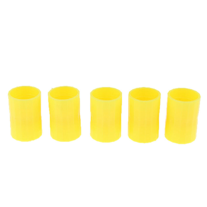 5x Bottle Connectors  Connector Tubes Scientific Experiment Yellow