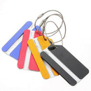 7pcs Metal Luggage Tag Suitcase Bag Travel Labels Accessories R9H6