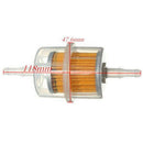 2pcs Universal Inline Gas Petrol Fuel Filter 6/8mm Pipe For Car Motorcycle dfs