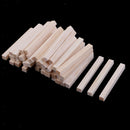 150x Wooden Craft Sticks Balsa Wood Stick for Kids DIY Craft Making 5/8/11cm