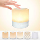 Rechargeable LED Touch Night Light 7 Colors Adjustable Bedside Table Lamp