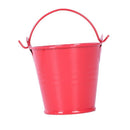 10Pcs Mini Buckets Candy Favours Pails Buckets Gifts,Red