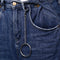 20cm Long Metal Wallet Chain Belt Rock Hipster Pant Jean Keychains Big RingPu Bj